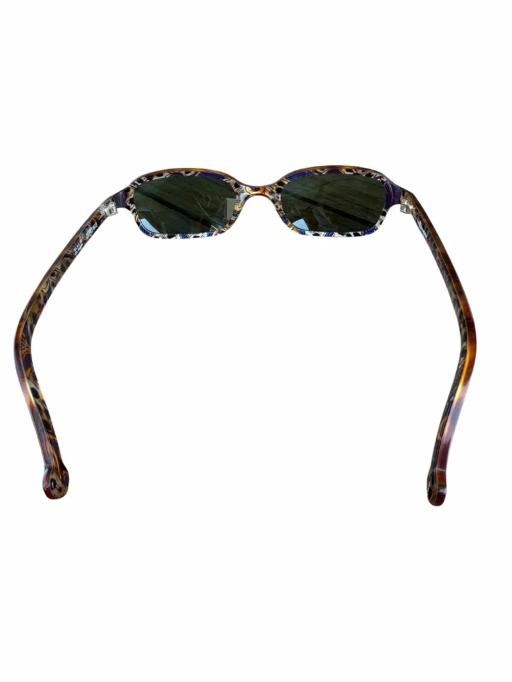Vintage l.a. Eyeworks Zero 802 Tortoise Shell Low Profile Sunglasses Artsy Italy